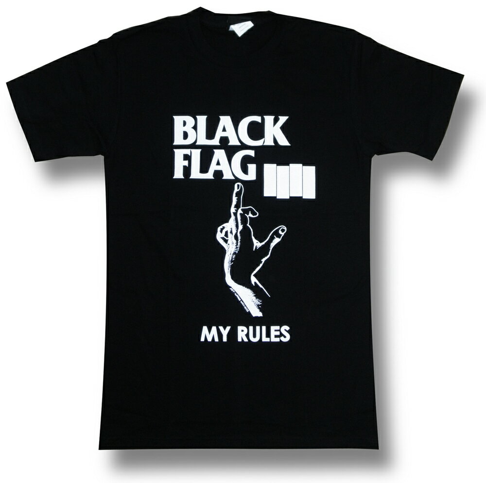 【土日も発送】 BLACK FLAG ブラックフラッグ Tシャツ 黒 ロックTシャツ バンドTシャツ 半袖 ブラック メンズ レディース wof