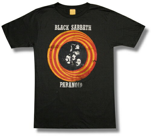  ブラックサバス BLACK SABBATH パラノイド PARANOID ロックTシャツ バンドTシャツ チャコール グレー bny