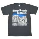 【土日も発送】 ディープパープル DEEP PURPLE Tシャツ IN ROCK インロック バンドTシャツ ロックTシャツ メンズ レディース ユニセックス bny チャコール グレー