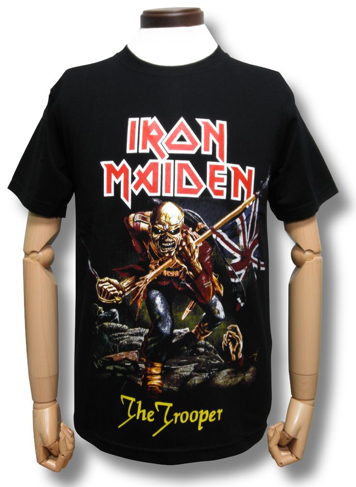  ザ・トゥルーパー THE TROOPER トルーパー アイアン・メイデン IRON MAIDEN NWOBHM スティーヴ・ハリス へヴィメタル ロックTシャツ バンドTシャツ gts 黒 ブラック