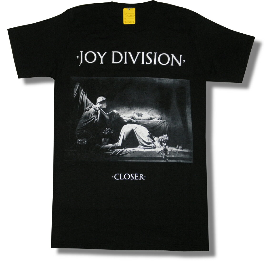  ジョイ・ディヴィジョン クローサー JOY DIVISION CLOSER 黒 ロックTシャツ バンドTシャツ メンズ ofc