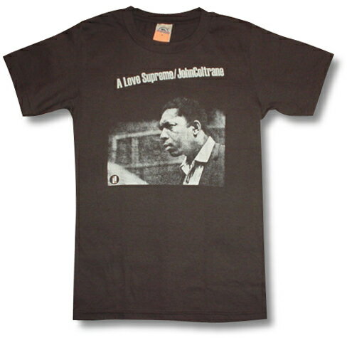 ジョン・コルトレーン 至上の愛 A Love Supreme メンズ レディース ロックTシャツ バンドTシャツ bny グレー チャコール