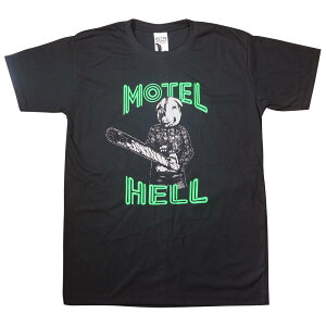 【土日も出荷】 Tシャツ MOTEL HELL 地獄のモーテル チャコール 映画 ムービー メンズ 半袖 lctr チャコール グレー