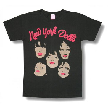 【土日も発送】 NEWYORK DOLLS ニューヨーク・ドールズ メンズ レディース ロックTシャツ バンドTシャツbny チャコール グレー