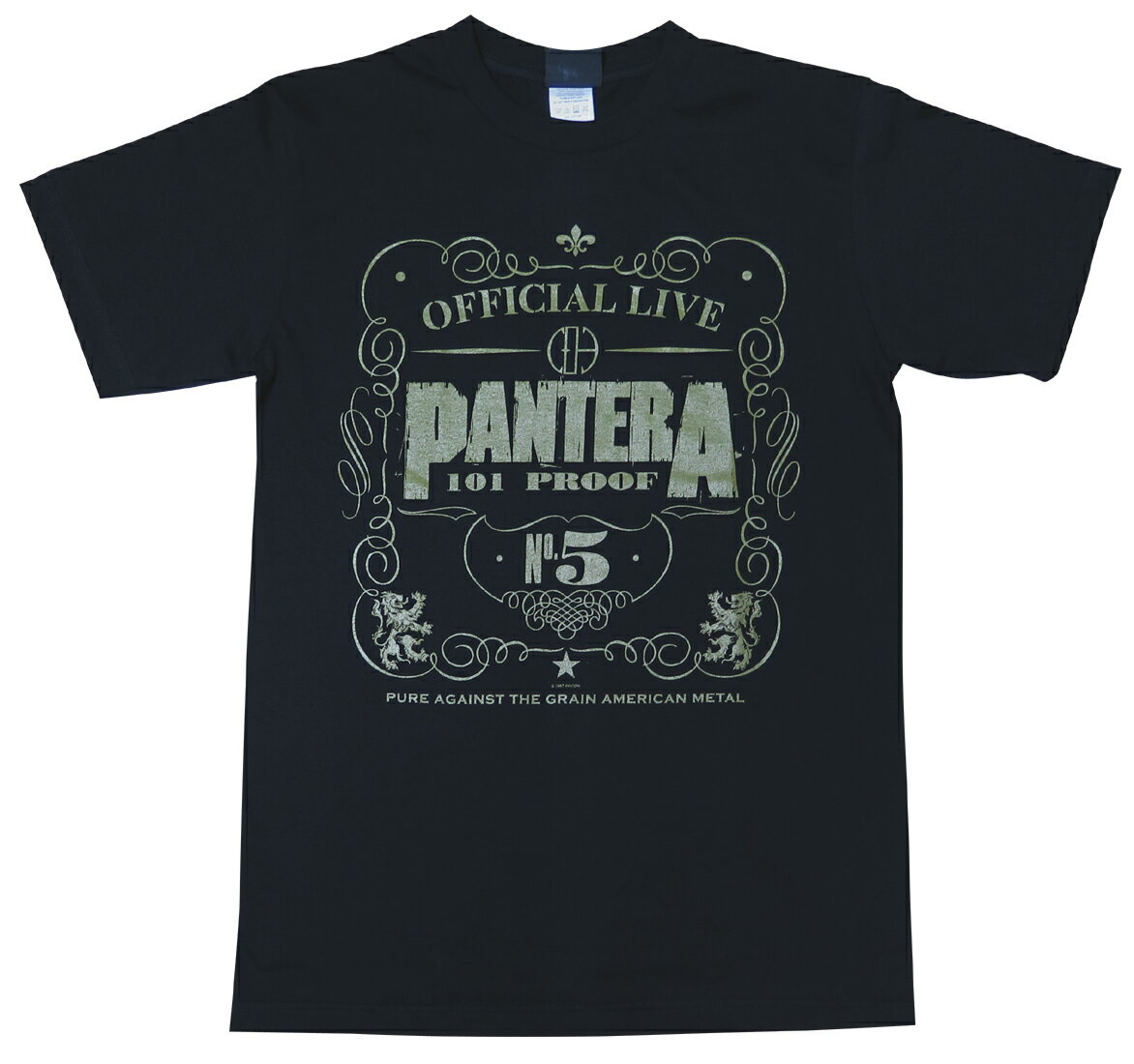 【土日も発送】 PANTERA パンテラ 黒 オフィシャルライブ'97 OFFICIAL LIVE'97メンズ レディース ロックTシャツ バンドTシャツ wof 黒 ブラック