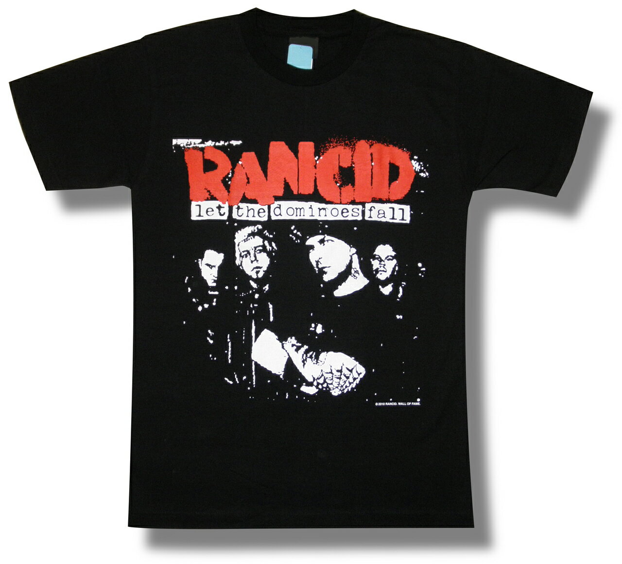 【土日も発送】 RANCID ランシド let the dominoes fall メンバー ブラック レディース メンズ パンク ハードコア ロックTシャツ バンドTシャツ メンズ レディース 半袖 黒