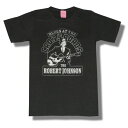  ROBERT JOHNSON ロバート・ジョンソン チャコール クロスロード メンズ レディース ブルースTシャツ bny ロックTシャツ バンドTシャツ グレー