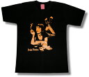 【土日も発送】 パルプ フィクション PULP FICTION Tシャツ ユマ サーマン ジョン トラボルタ 映画Tシャツ タランティーノ メンズ レディース brw ロックTシャツ バンドTシャツ ブラック 黒