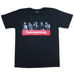 【土日も発送】 Trainspotting トレインスポッティング 映画 Tシャツ グッズ 黒 ブラック ユアン・マクレガー ダニー・ボイル brw ロックTシャツ バンドTシャツ