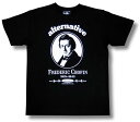  ショパン Tシャツ クラシック Frederic Chopin 黒 音楽家 偉人 ロックTシャツ バンドTシャツ alt-s