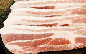 [ 厚切り 豚バラ肉 スライス 2kg (1kg×2) ] サムギョプサル 焼肉 焼き肉 BBQ 豚肉 豚カルビ 豚丼(5mm)