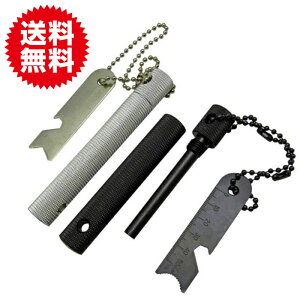サバイバル 着火具 火打石 マグネシウム ファイヤースターター 6cm ロング ポイント消化