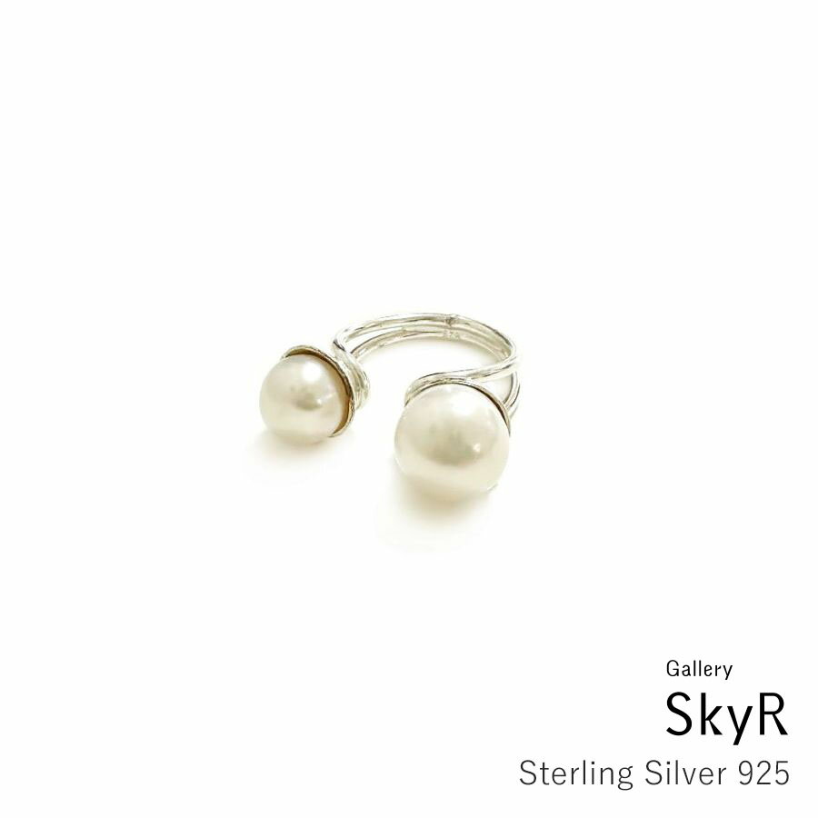 楽天Gallery SkyR スカイアール= Fashion THE SALE 特別価格 = 淡水パール フォークリング SV 11号 ダブルパール
