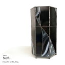 ステンドグラス プランタースタンド 六角形 トールタイプ 4号