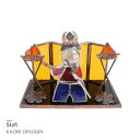 ステンドグラス 武者人形 タイプB