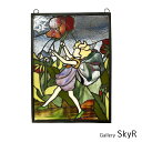ステンドグラス ミニパネル Cicely Mary Barker 「 The Pansy Fairy 」