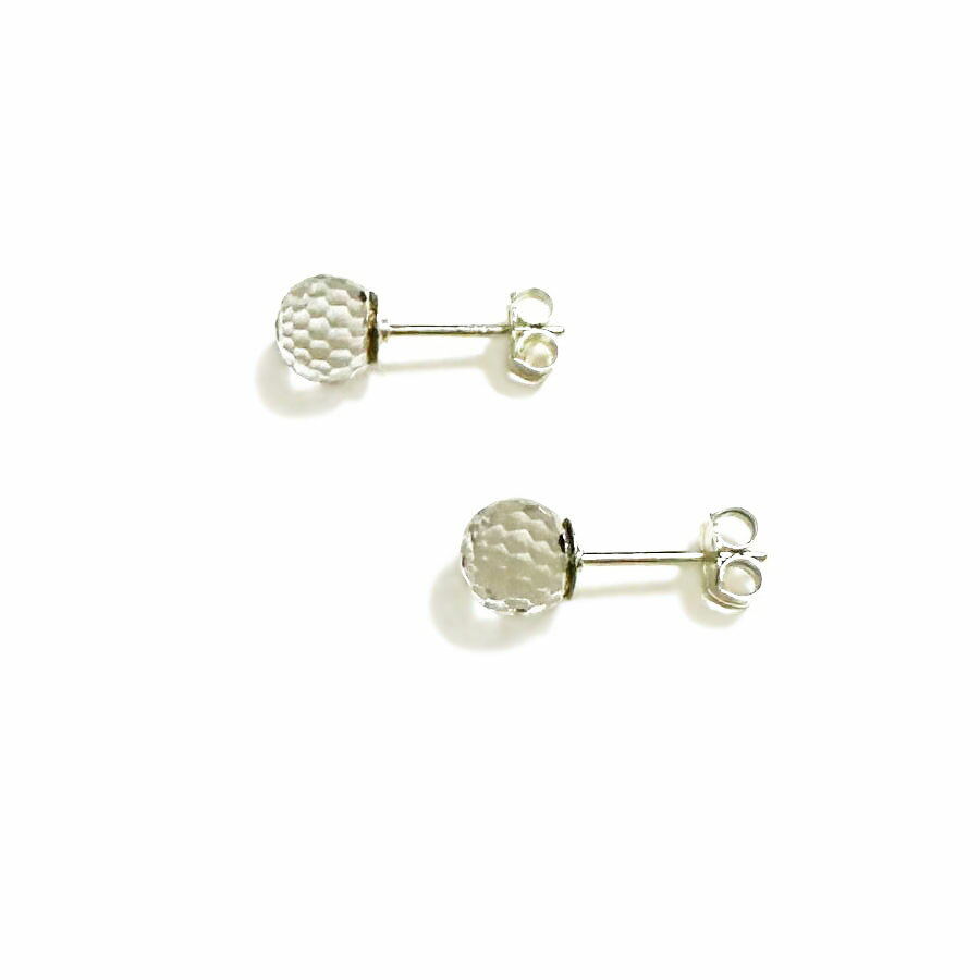 クリスタル ファセットボール ピアス 6mm ...の紹介画像2