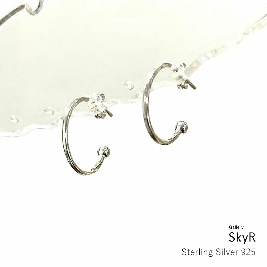 Rakuten - SILVER フープピアス SV シルバー925