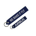 フライトタグ クルータグ Airbus We Make It Fly Keyring 青 エアバス キーリング 航空雑貨 飛行機グッズ エアライングッズ 【正規代理店】