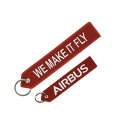 フライトタグ クルータグ Airbus We Make It Fly Keyring 赤 エアバス キーリング 航空雑貨 飛行機グッズ エアライングッズ 【正規代理店】