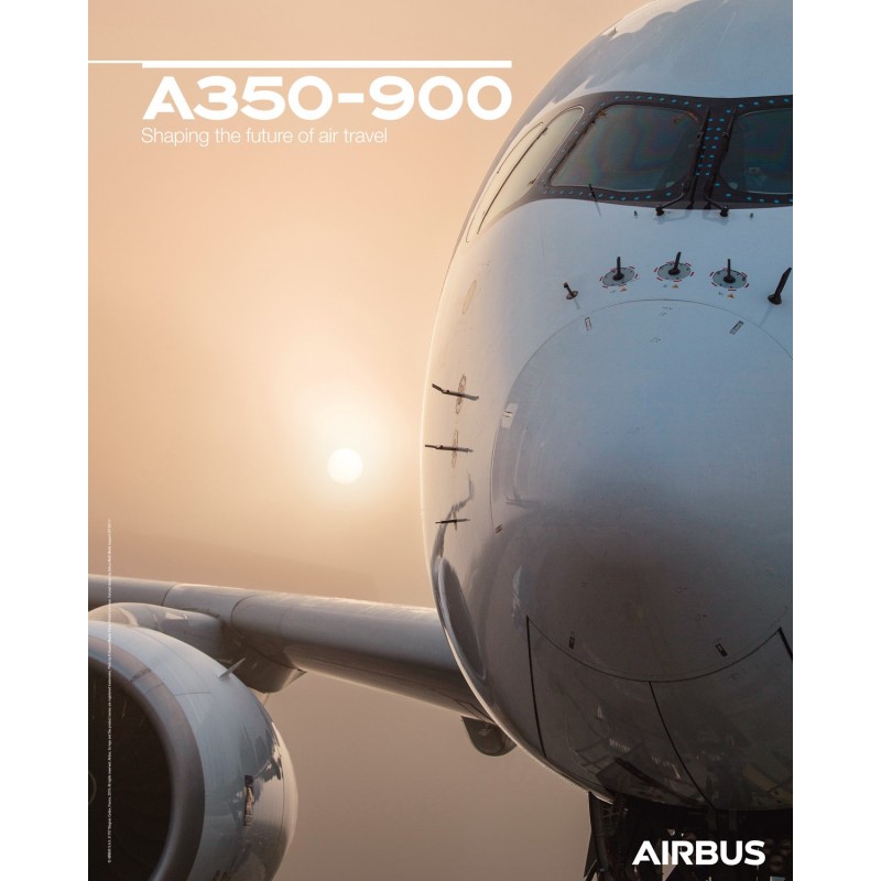 AIRBUS Poster A350-900 front view s@