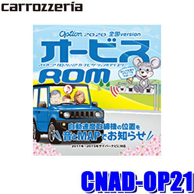 ★プライスダウン★ CNAD-OP21パイオニア正規品 カロッツェリア 2020年6月年度更新版Optionオービスロム