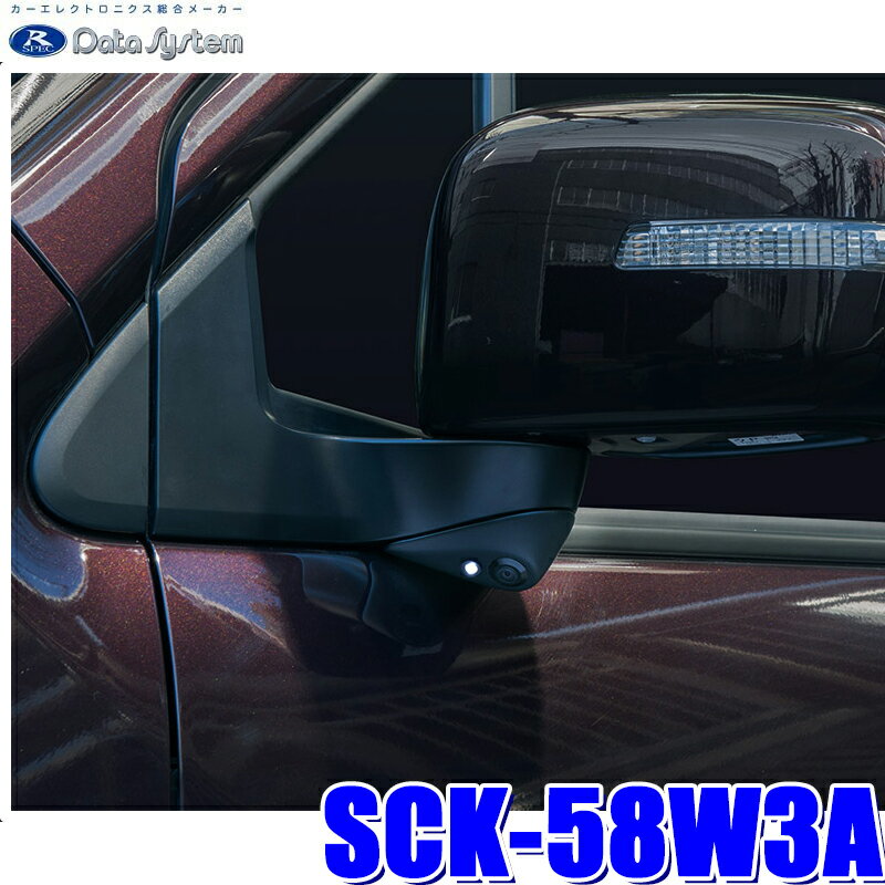 SCK-58W3A データシステム DataSystem MH34S/MH44S ワゴンR専用サイドカメラキット LED内蔵タイプ