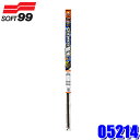 05214 SOFT99 ソフト99 ガラコワイパー パワー撥水 替えゴム No.114 長さ:425mm ゴム幅:10mm 形状:幅広型 1本