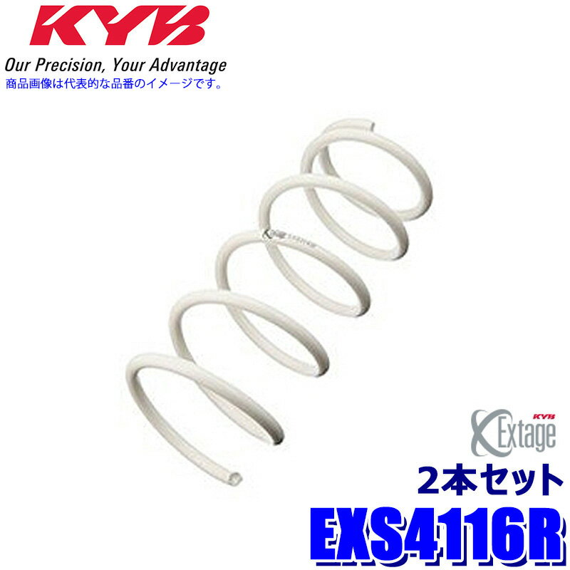 【2/10限定】最大3,000円OFFクーポン配布！EXS4116R KYB カヤバ Extage ローダウンスプリング レクサス IS250/IS350(GSE20/GSE21)用 リア2本セット(左右共通) (沖縄・離島 配送不可)