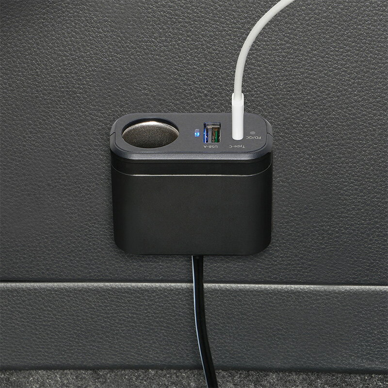 ��1/15����ۺ���3,000��OFF�����ݥ����ۡ�ZE104 �Ȳ���å� YAC PD30W��USB�ܥ����å� ���ѥ졼�� 12V/24V���� USB�ݡ������� Type-A��1/Type-C��1 ��®�����б� ������Ĺ����1m ���������꡼�����å�