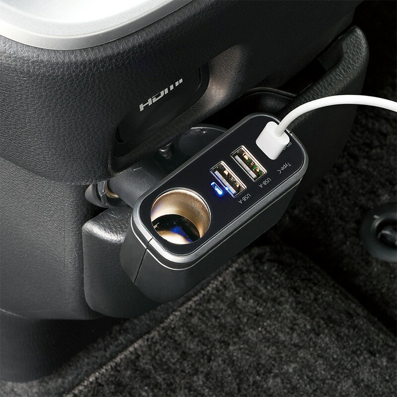 ZE105 �Ȳ���å� YAC PD30W��2USB�ܥ����å� �ǥ��쥯����� 12V/24V���� USB�ݡ������� Type-A��2/Type-C��1 ��®�����б� ���������꡼�����å� ��������