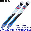 いすゞ エルフ NNR/NPR75#/85#系(H18.12〜R5.2)用 呼番10/10 FG50W+FG50W PIAA ピア ファインスノー ワイパーブレ...
