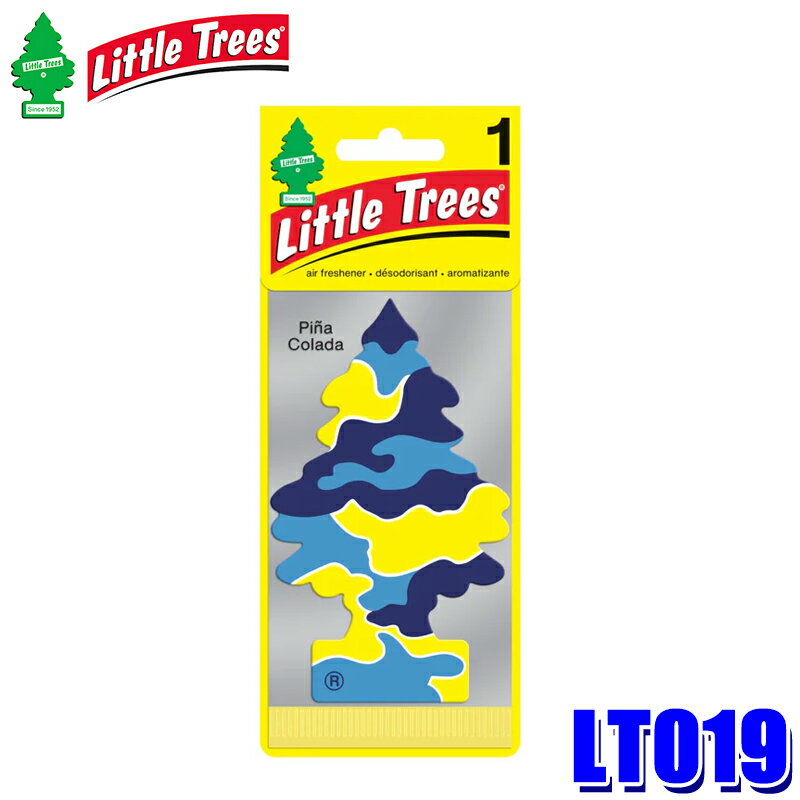 LT019 リトルツリー LittleTrees LT エアーフレッシュナー Pina Colada 1Pack ピニャコラーダ 芳香剤 ..