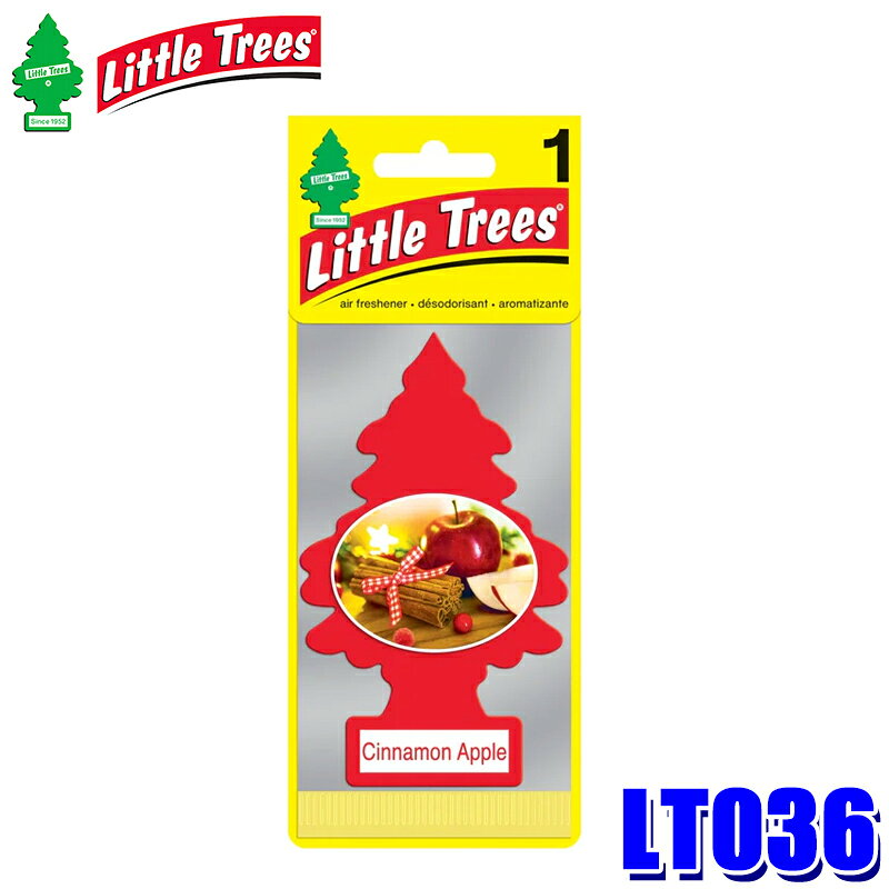 ��3/10����ۺ���3,000��OFF�����ݥ����ۡ�LT036 ��ȥ�ĥ꡼ LittleTrees LT �������ե�å���ʡ� Cinnamon Apple 1Pack ���ʥ�󥢥åץ� ˧��� �ߤ겼���� ������
