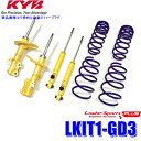 LKIT1-GD3 KYB カヤバ ローファースポーツPLUS 純正形状ローダウンサスペンションキット 14段階減衰力調整付 ホンダ フィット用 (沖縄・離島 配送不可)