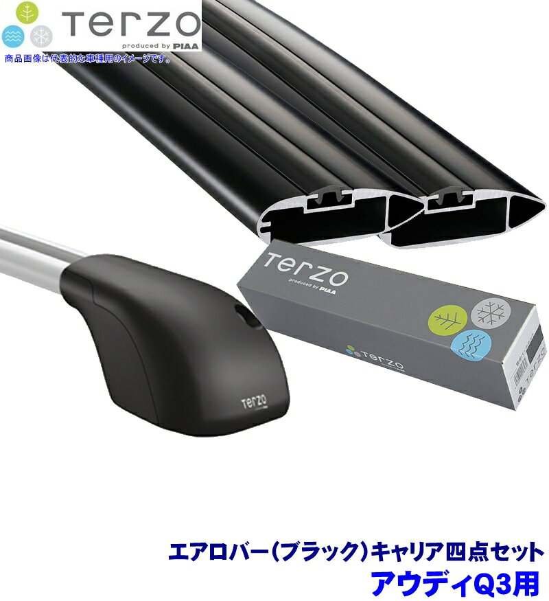 TERZO テルッツオ テルッツォ アウディQ3(H24.5～R2.7ルーフレール付)用ベースキャリア フット＋エアロ..