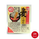 パックご飯【元気な食卓 麦ごはん】180g×24パック 送料無料　濱田精麦