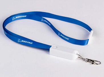 【Boeing Basic Connect Lanyard】 ボーイング ネックストラップ 一体型 2in1 充電ケーブル