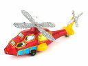 【Red Glitter Helicopter Ornament】 ヘリコプター クリスマス オーナメント