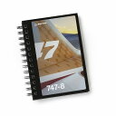 yBoeing 747-8 Image Spiral Notebookz {[CO 747|8 m[gubN