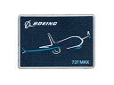 【Boeing 737 MAX Air Brush Patch】 ボーイング 刺繍 ワッペン 刺しゅう パッチ 飛行機 戦闘機
