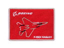 【Boeing F-15EX Air Brush Patch】 ボーイング 刺繍 ワッペン 刺しゅう パッチ 飛行機 戦闘機