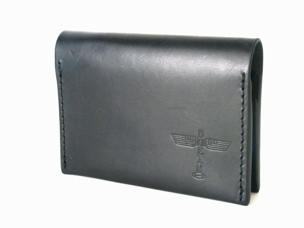 yBoeing Totem Folding Leather Card Casez {[CO g[e U[ J[hP[X