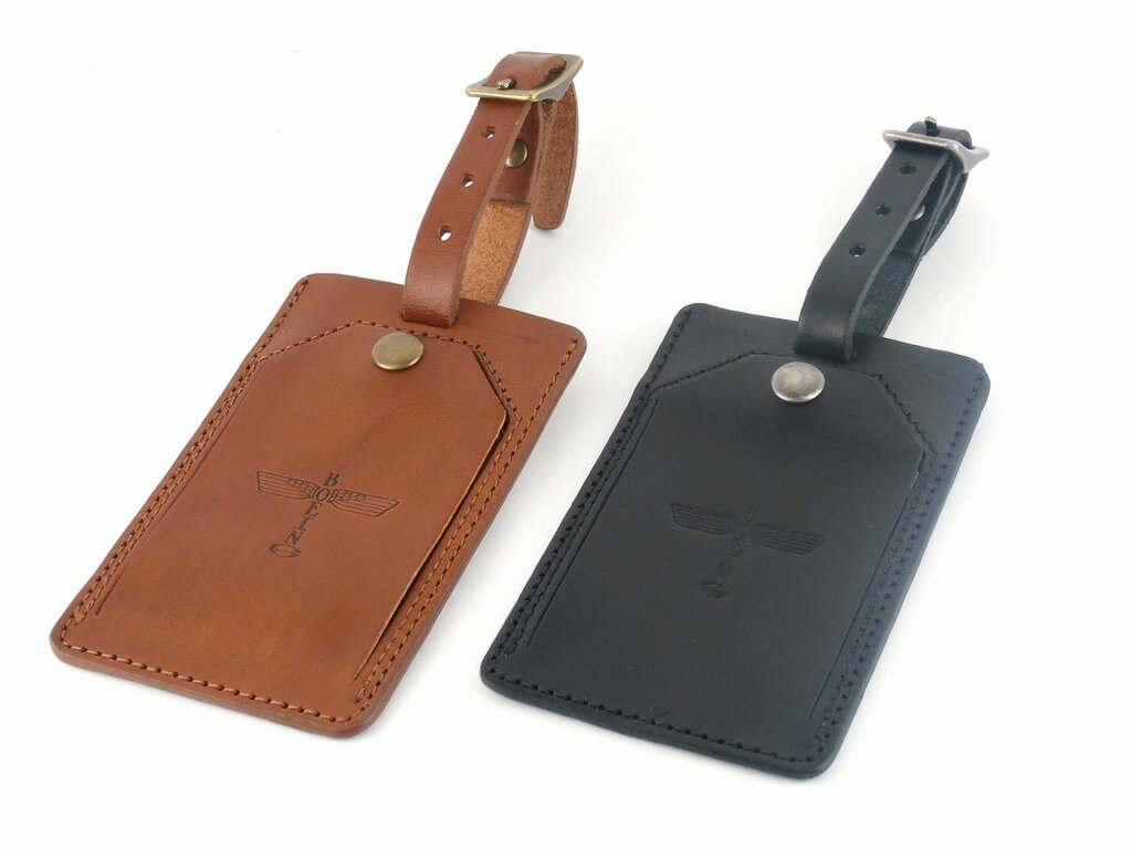 yBoeing Totem Leather Luggage Tagz {[CO g[e U[ ^O