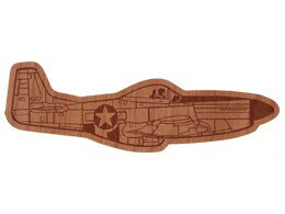 【P-51 Wood Sticker】 ウッドステッカー