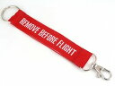 Remove Before Flight クリップキーチェーン