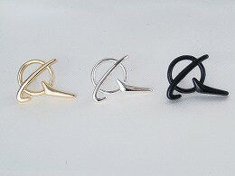 【Boeing Symbol Lapel Pin】 ボーイング シンボル ピン (ゴールド/シルバー/ブラック)
