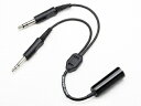 PILOT USA PA-92 .25'' Single Plug Headset to GA Adapter