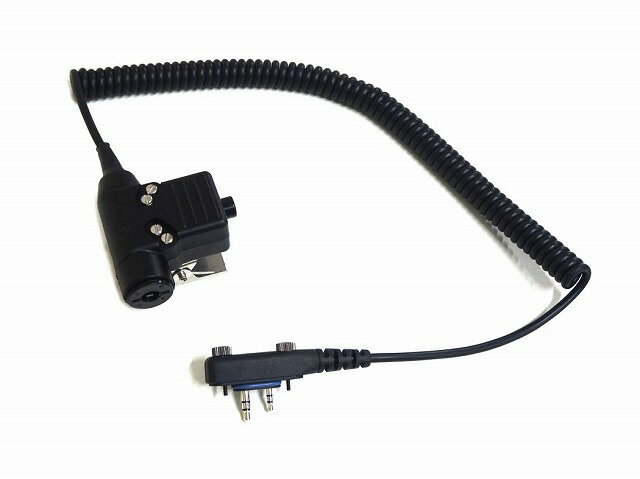 ICOM A16トランシーバー用 NATO (10H/18574) PTTスイッチ付 アダプター