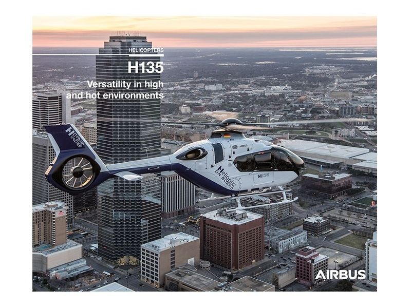 【Airbus H135 Poster】 エアバス ヘリコプター ポスター